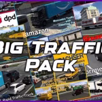 Big Traffic Pack Euro Truck Simulator 2