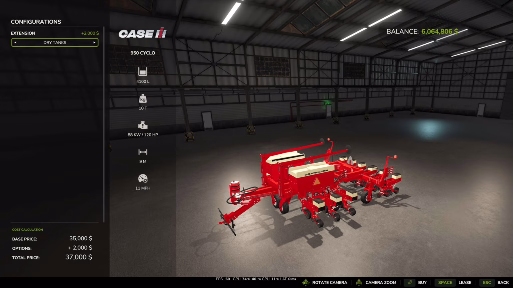 Case IH Seeder