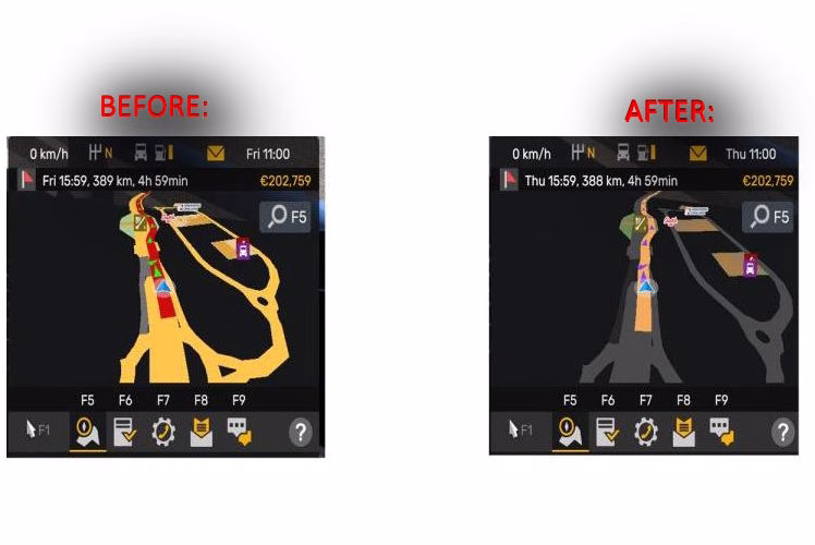 Dark Mode GPS for ATS