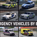 Emergency vehicles by Egon ETS2