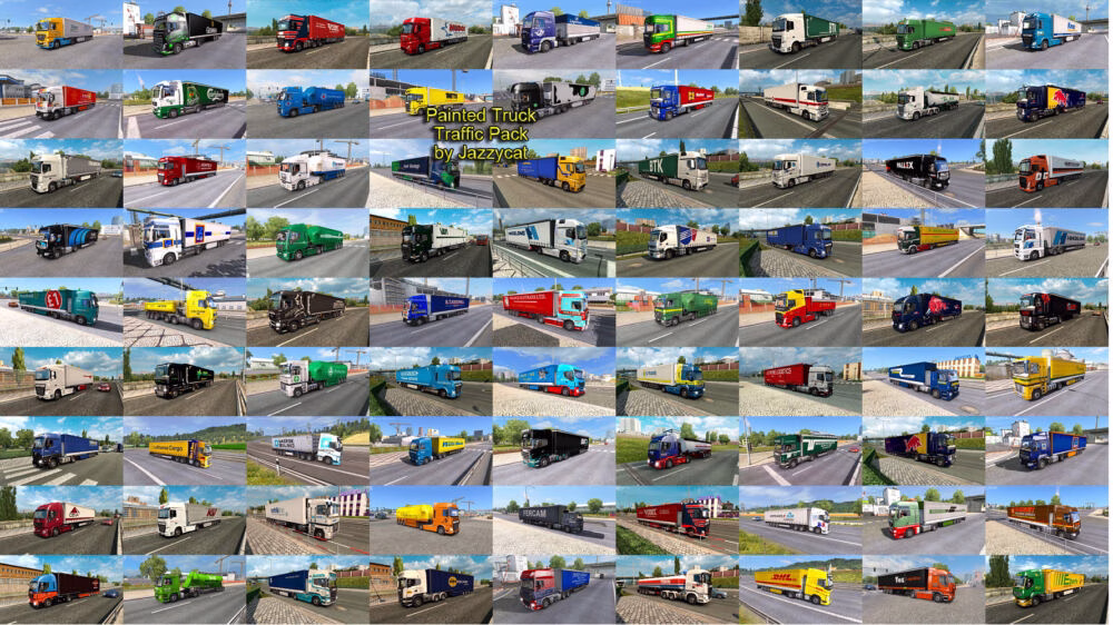 More Trucks for ETS2 traffic