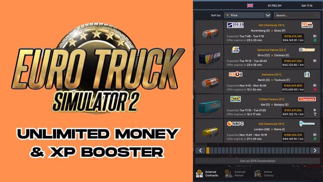 Unlimited Money & XP Booster ETS2