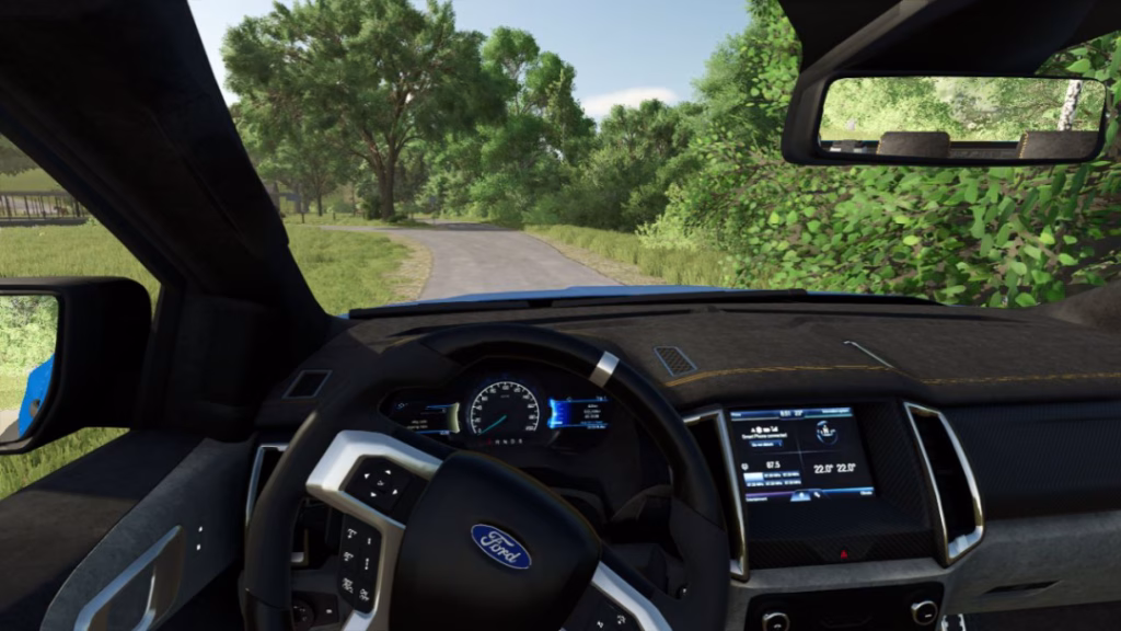 Ford Ranger Raptor inside