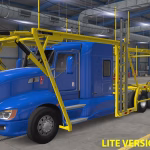 KENWORTH T660 CAR HAULER ATS 1.55