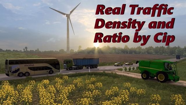 Real Traffic Density Mod for Euro Truck Simulator 2