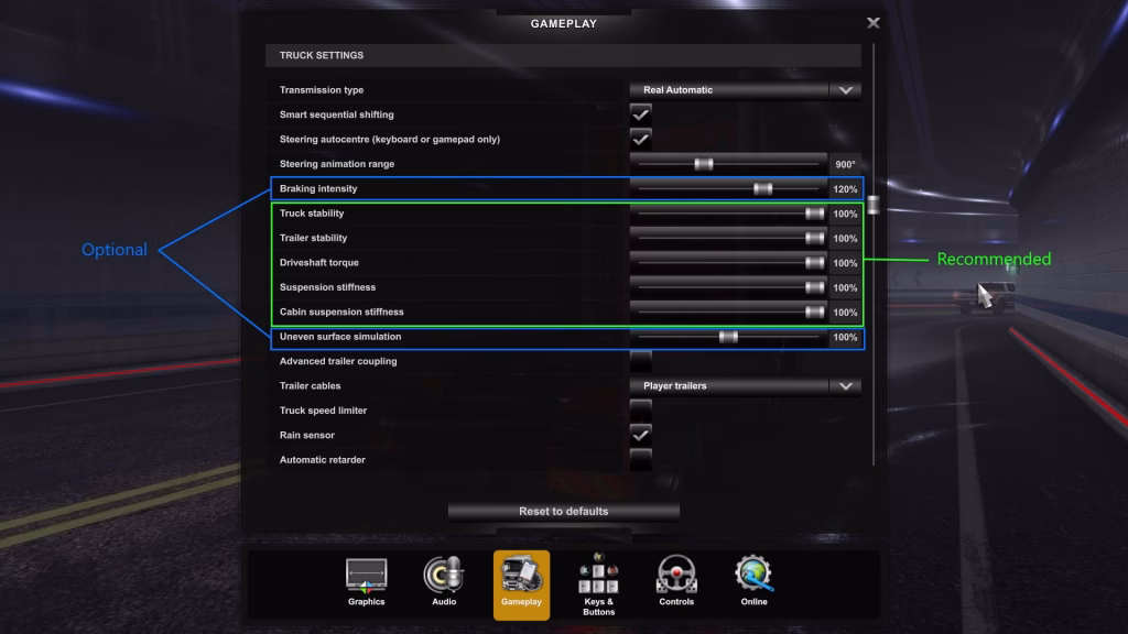 Realistic Truck Physics Mod